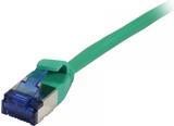Patchkabel RJ45, CAT6A 500Mhz,10m, grün, U/FTP, slimline rund d=3,8mm, TPE(Superflex), AWG32, Synergy 21 (S217359)