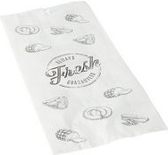 PAPSTAR Fleischerbeutel, Kraftpapier, gefädelt, groß Materialstärke: 40 g/qm, mit Aufdruck "Frische Fleisch - 1 Stück (82665)