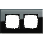 GIRA 2fach Rahmen Esprit, Standard 55, System 55 Schwarz 021205 (021205)