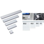 MAUL Klemmleiste, aus Aluminium, Länge: 428 mm flache Bauhöhe, Höhe: 13 mm, Breite: 40 mm, Klemmweite: 10 - 1 Stück (62462-08)