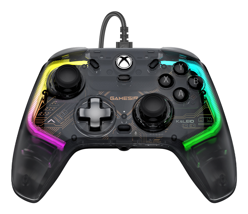 GameSir K1 Kaleid Kabelgebundener Controller RGB Schwarz, Transparent