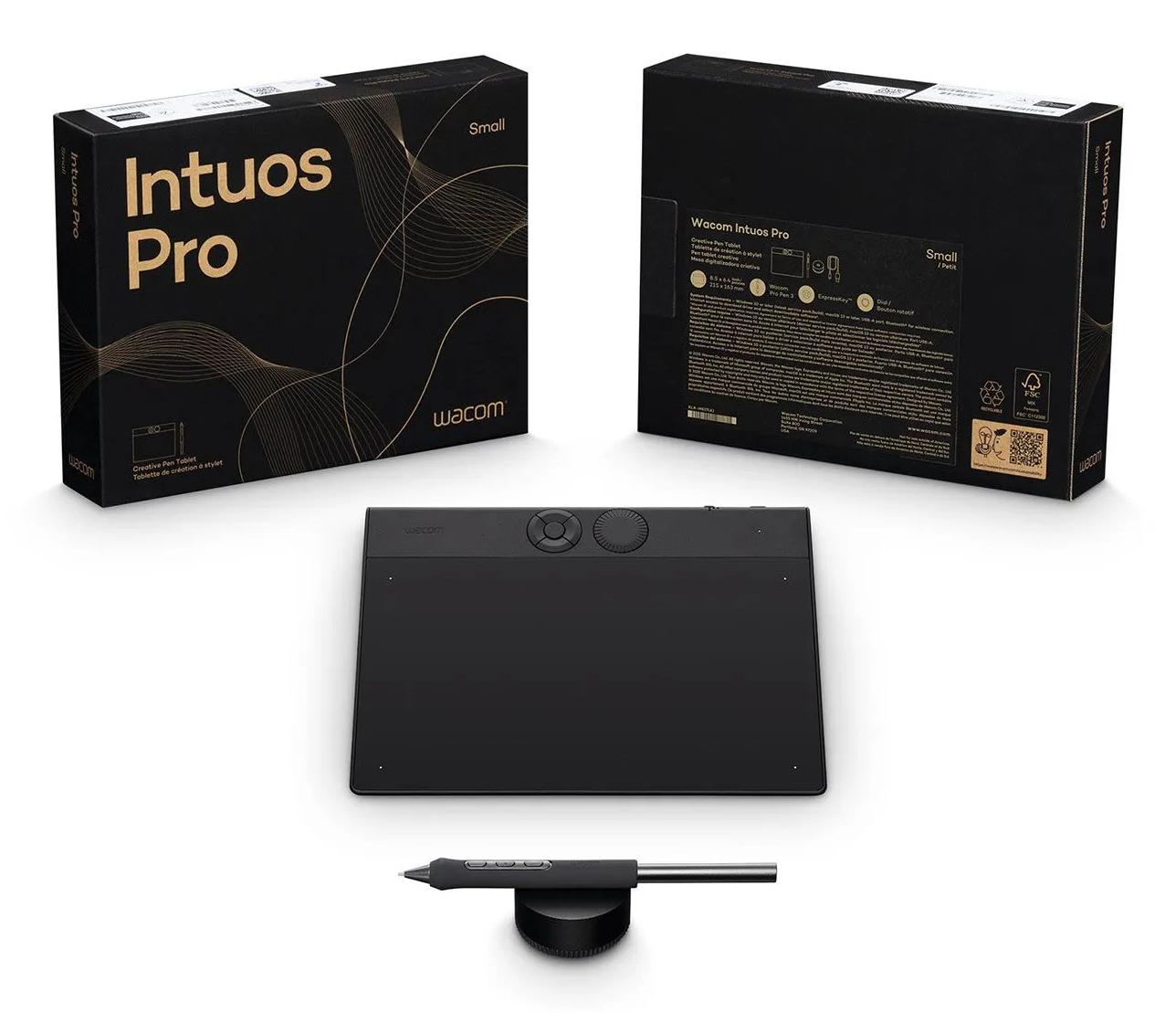 Wacom Intuos Pro Pen Tablet Small Digitalisierer Schwarz