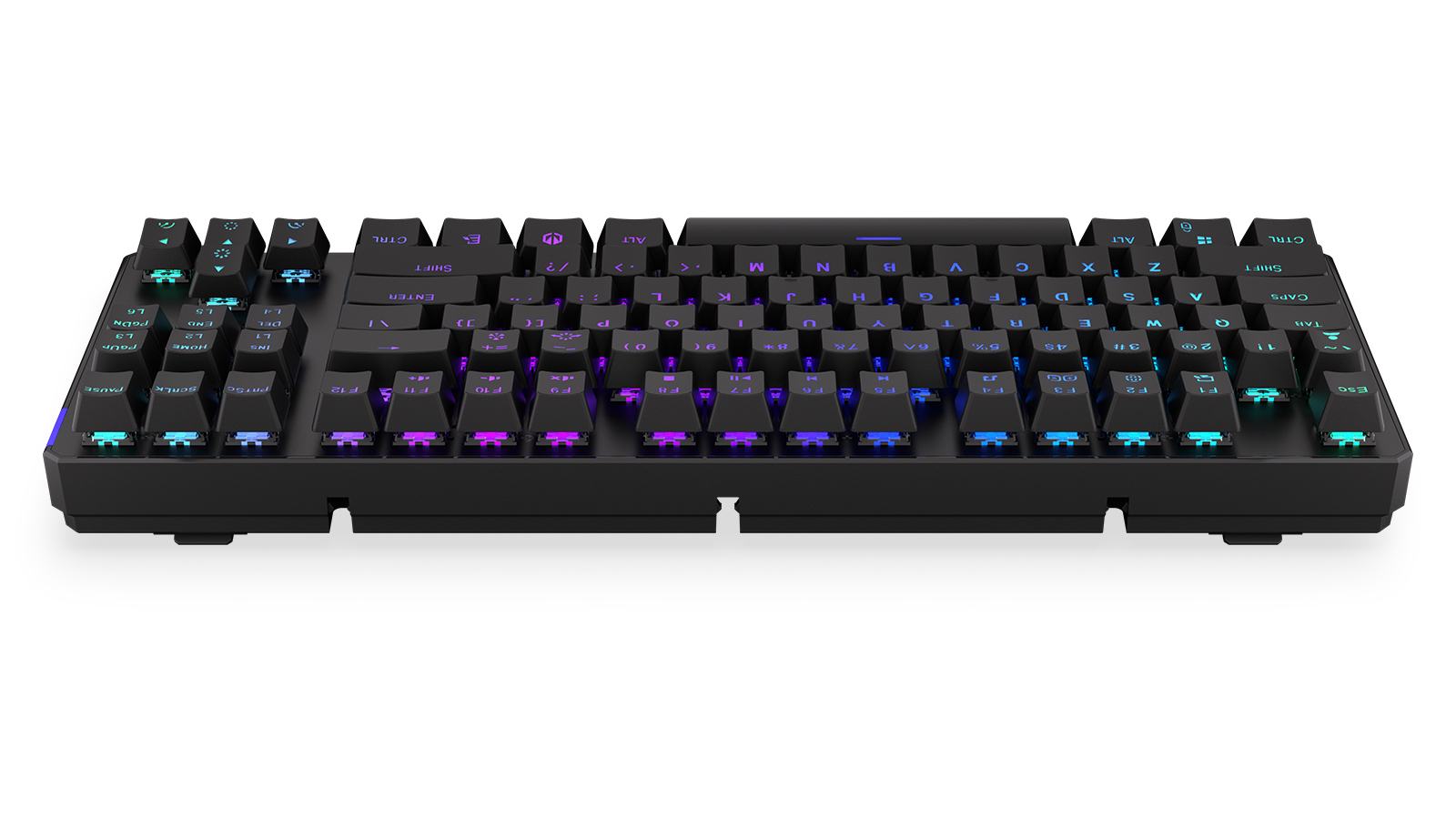 ENDORFY Thock TKL Wireless Red Mechanische Tastatur Kabellos Bluetooth USB RGB Schwarz
