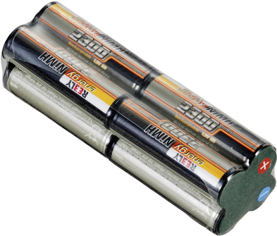 Reely Modellbau-Akkupack (NiMh) 9.6 V 2300 mAh Zellen-Zahl: 8 Mignon (AA) Mignon (AA) Block Mit Lötfahne (RE-7853238)