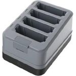 ZEBRA Four-slot spare battery charger for TC501, TC701 spare batteries. Sold Separately: USB-C Cable (CBL-EC5X-USBC3A-01), Country-specific 45W Power Supply adapter. (CRDCUP-TC5A7A-4B)