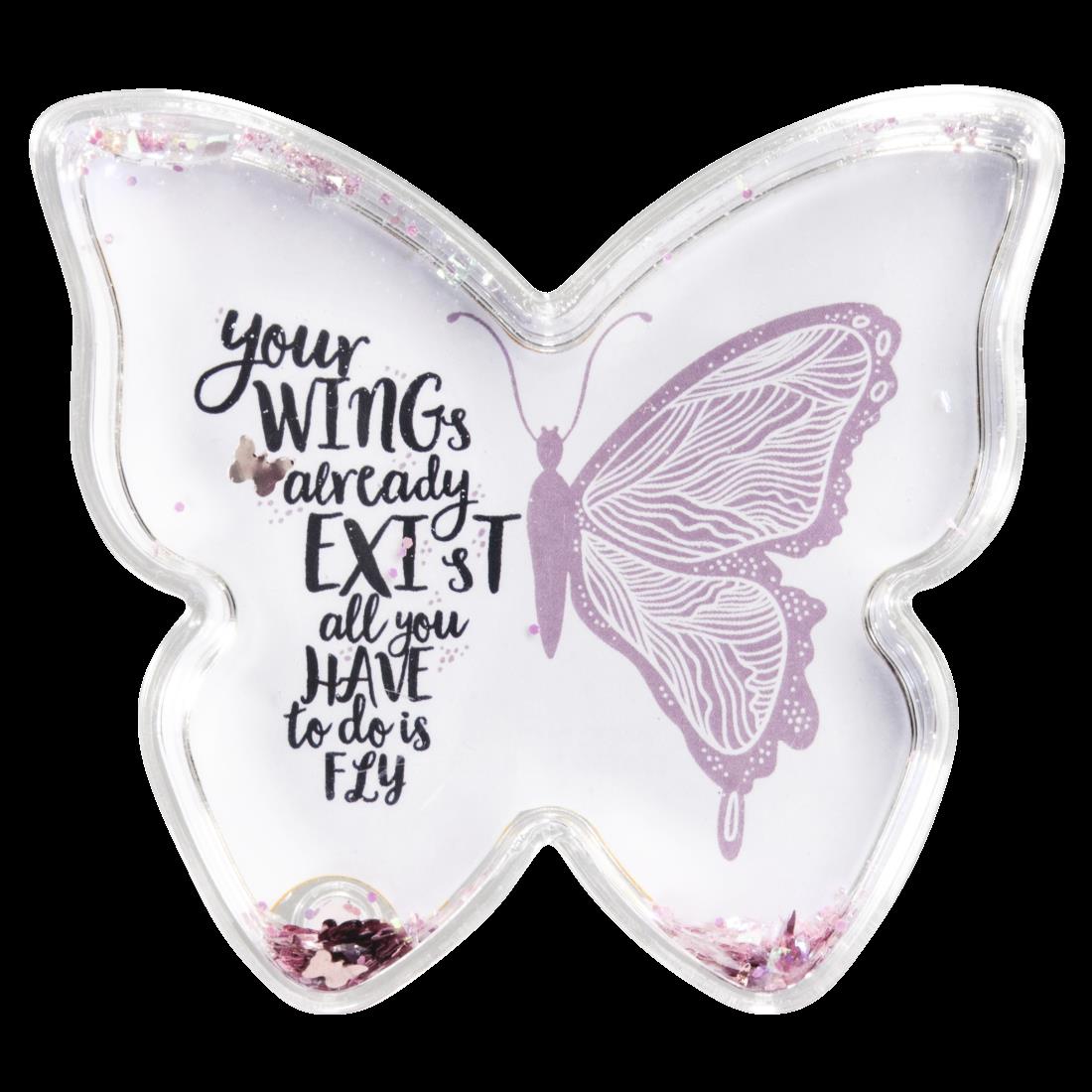 Hama Butterfly Pink - Transparent Einzelbilderrahmen (00175819)