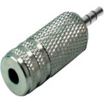 S/CONN maximum connectivity Adapter, Klinkenstecker Stereo 2,5mm auf Klinkenkupplung Stereo 3,5mm, Metall (57020-M)