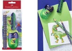 FABER-CASTELL Schreibset Dino grün (111519)