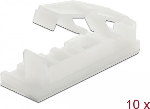 DeLOCK Kabelhalter Natural (Packung mit 10) (60179)