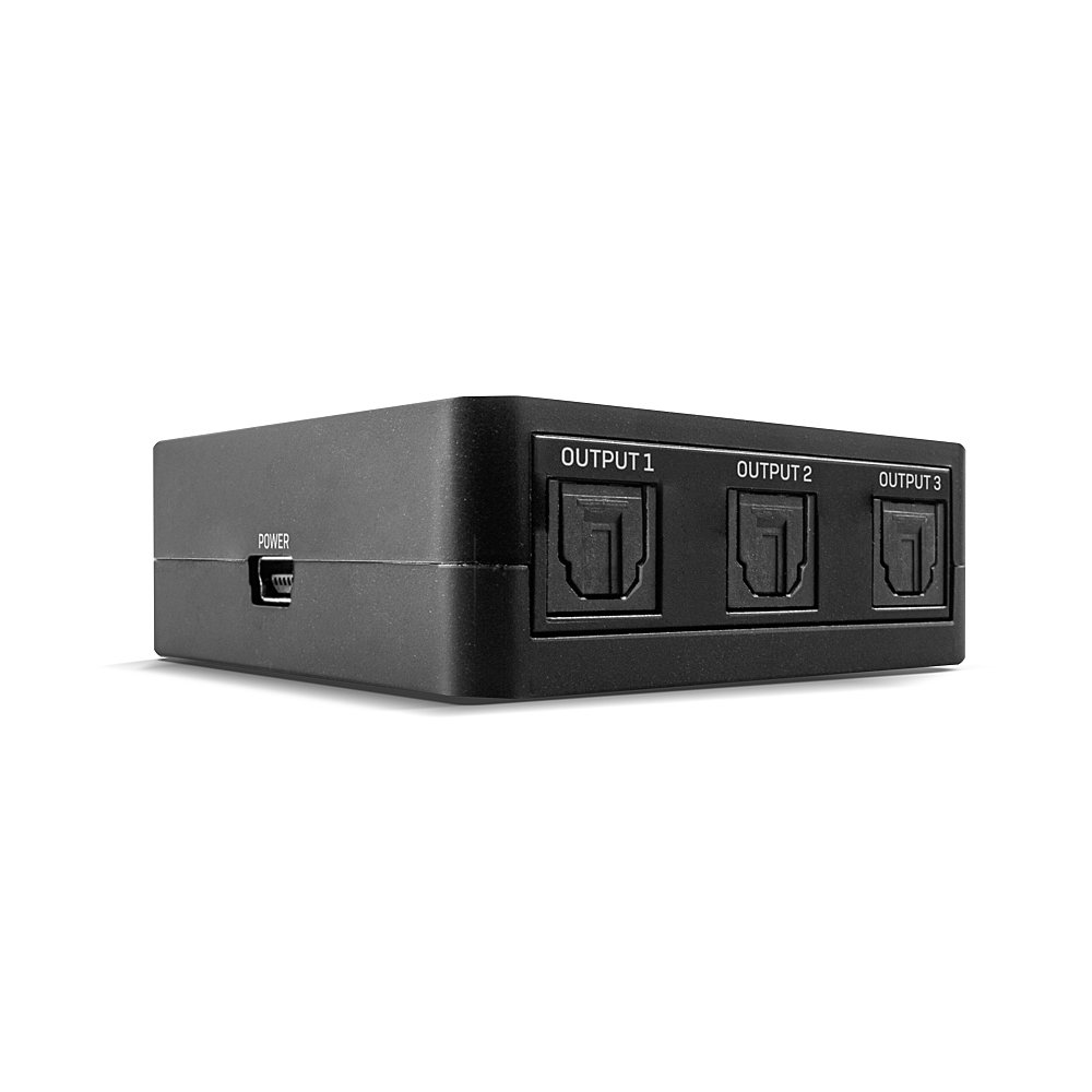 Lindy Audio-Splitter 70480 TosLink 1 auf 3 Schwarz