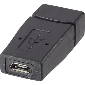 renkforce USB 2.0 Adapter [1x USB 2.0 Buchse A - 1x USB 2.0 Buchse Micro-B] Schwarz renkforce (29039C127A)