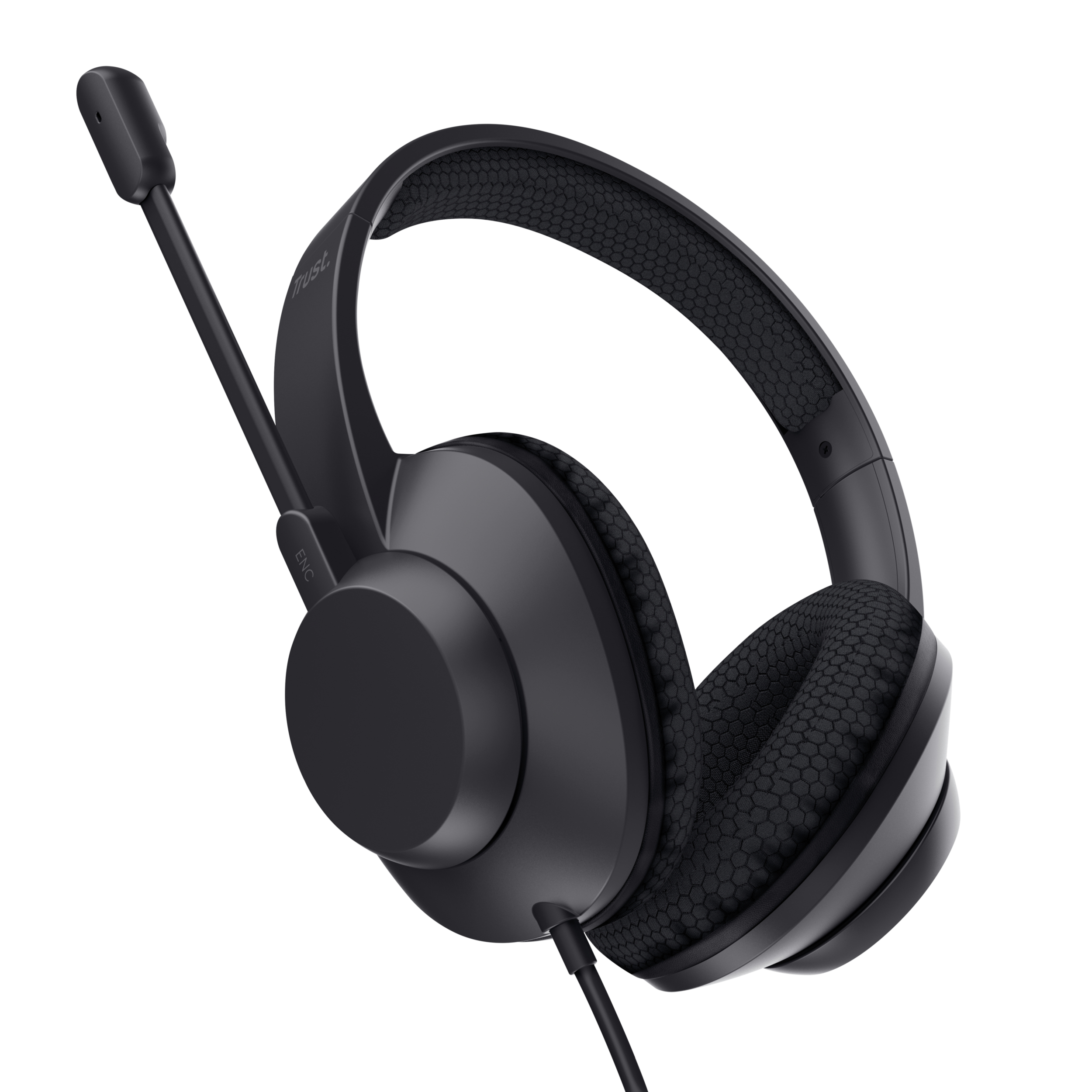 Trust Ayda Max On-Ear Headset Kabelgebunden USB-C Stereo Schwarz