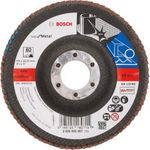 Bosch Accessories 2608607328 X571 Fächerschleifscheibe Durchmesser 125 mm Bohrungs-Ø 22.33 mm Stahl 1 St. (2608607328)