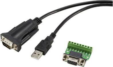 Renkforce USB 2.0 Seriell Adapter[1x 2.0 Stecker A - 1x. Schraubklemmen] (RF-4951528)