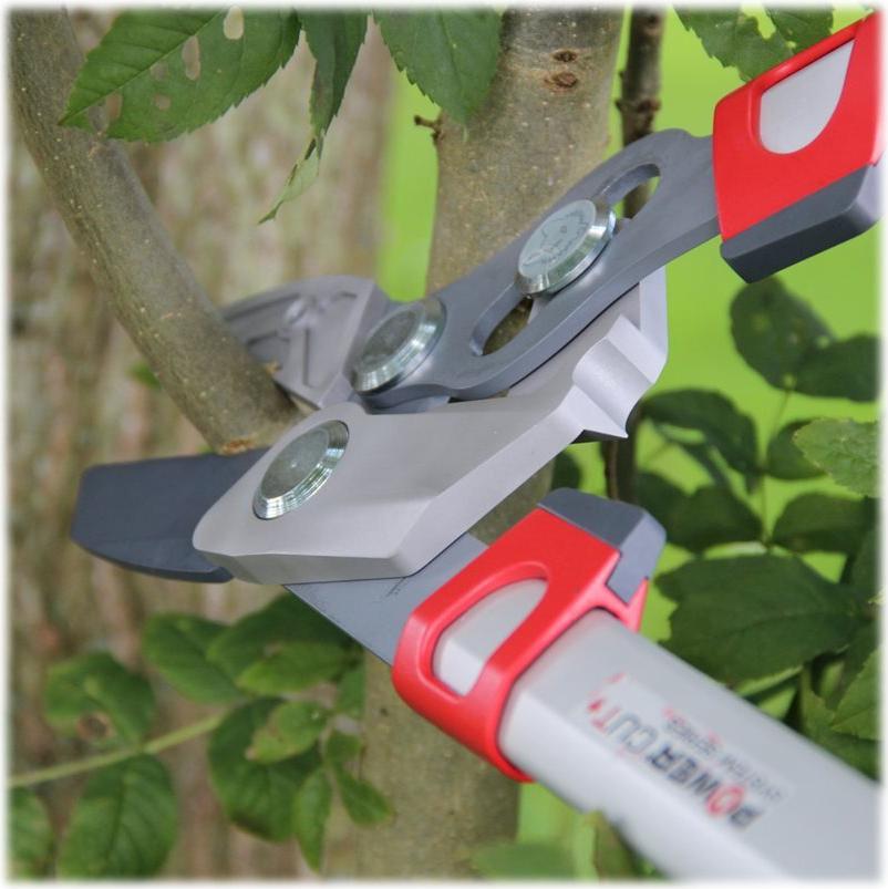 Wolf-Garten RR 900 T Power Cut Ast- und Rebenschere 65 cm Teleskopisch Grau, Rot