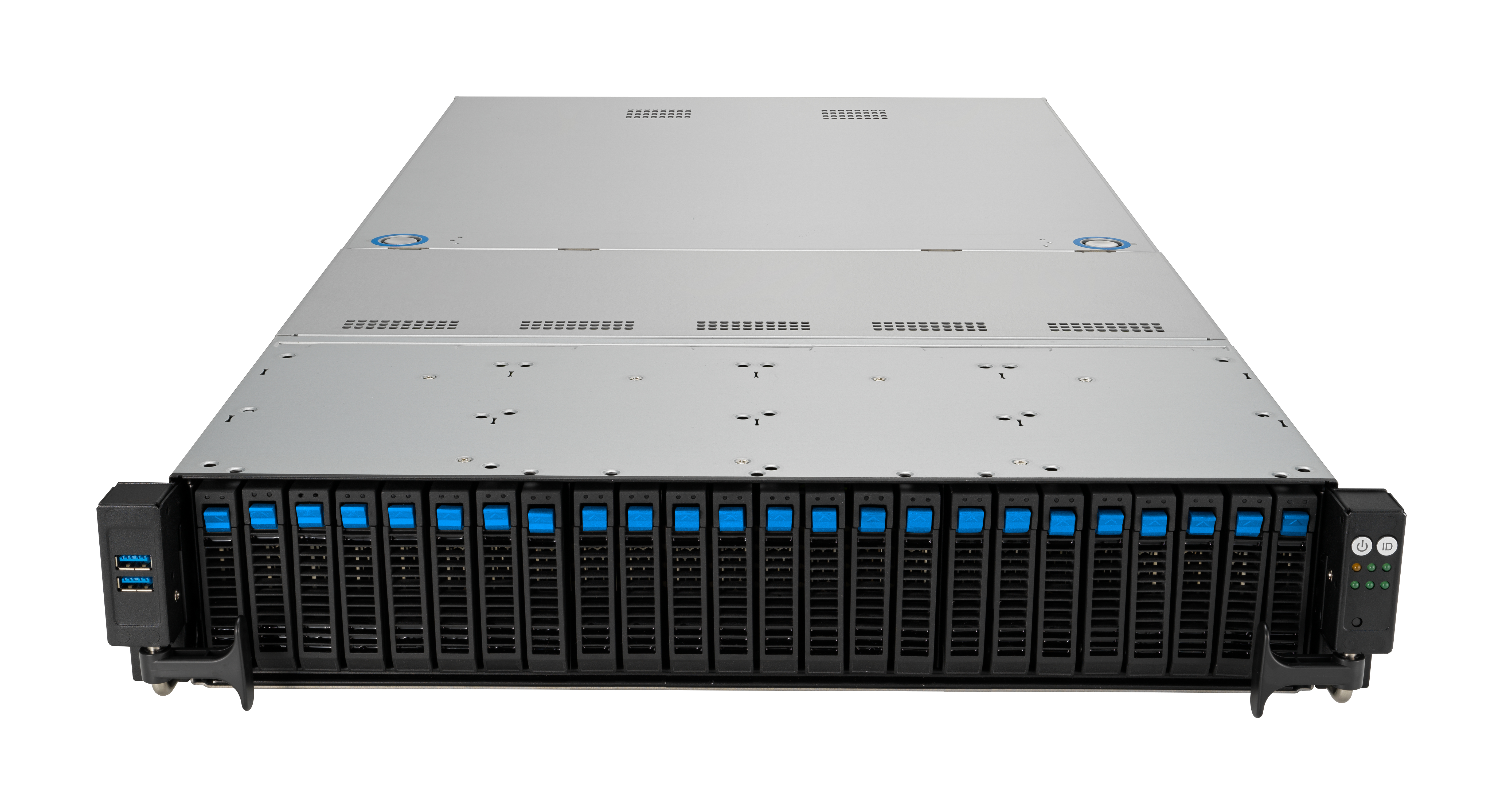 ASUS RS520A-E12-RS24U Rack-Server 2U AMD EPYC 64 GB RAM Grau