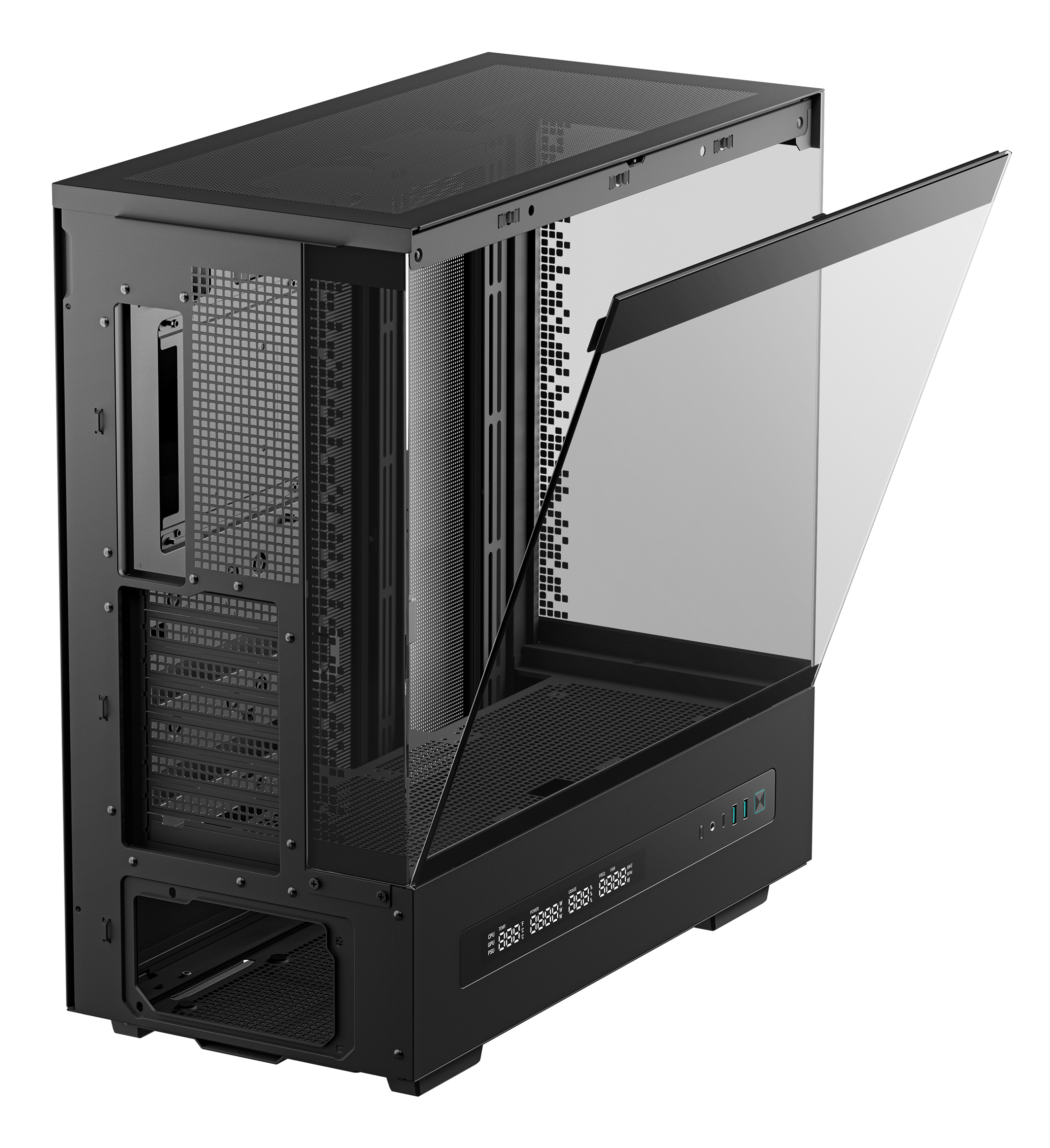 DeepCool CH690 DIGITAL Mid-Tower ATX Schwarz