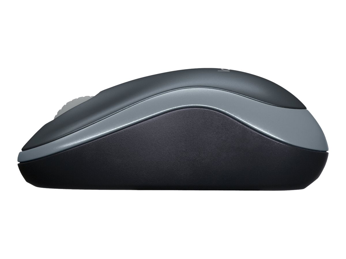 Logitech M185 Kabellose Maus 2.4 GHz USB Grau