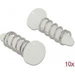 Delock Schnappniete für Kühlkörper - Set 10 Stück weiß (18272)