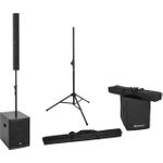 OMNITRONIC Set ROD-1283 Aktives Säulensystem + Boxenhochständer + Cover Set (20001060)