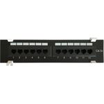 DS-IT CAT 5e Wand Patchpanel, 12-fach UTP (DS-Patch5-12UTP-WM)