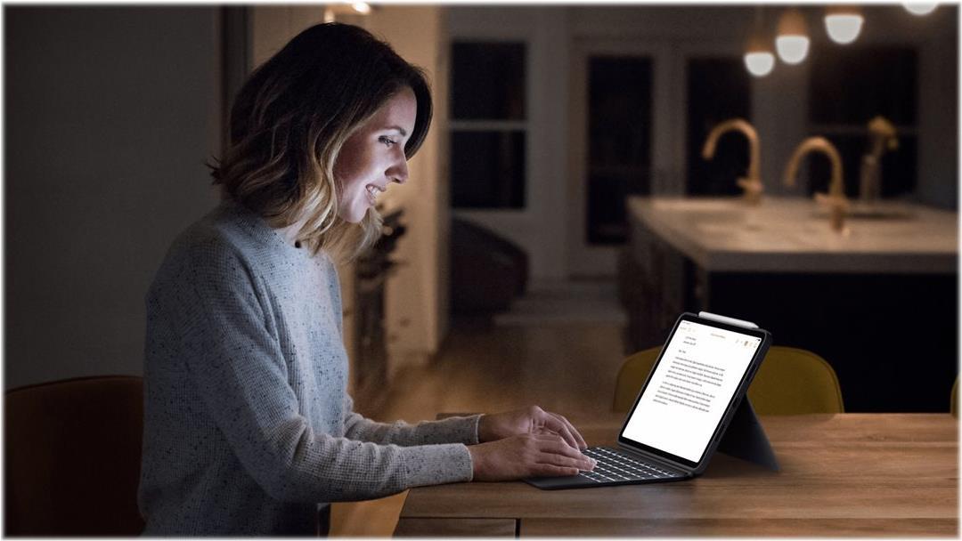 Logitech Combo Touch Tastatur-Case für iPad Pro 11" QWERTZ Oxford Gray
