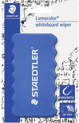 STAEDTLER Lumocolor® whiteboard-wiper 652 - Wischer mit Magenteinlage, Blisterkarte (652 BK)