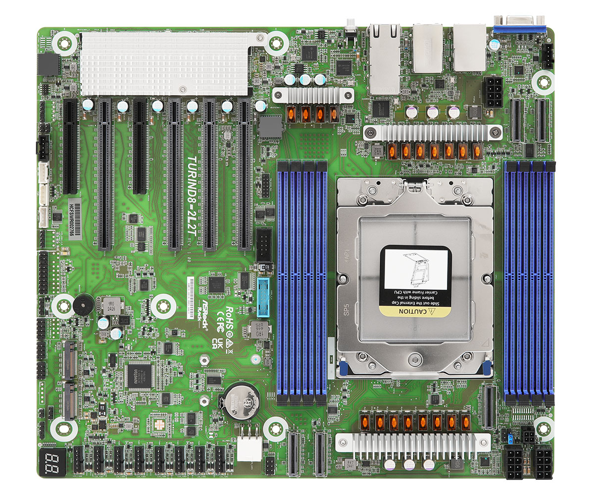ASRock Rack TURIND8-2L2T SSI CEB Motherboard LGA6096 Socket
