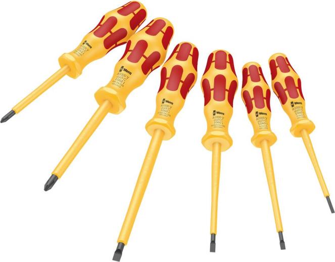 Wera Kraftform Series 1000 VDE 1060 i/1062 i/6 Schraubendrehersatz, 6-teilig