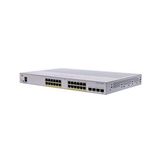 Cisco Business 350 Series 350-24P-4G - Switch - L3 - managed - 24 x 10/100/1000 (PoE+) + 4 x Gigabit SFP - an Rack montierbar - PoE+ (195 W)