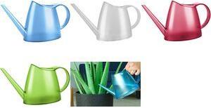 EDA Gießkanne FUCHSIA, 1,5 Liter, transparent-blau aus robustem Kunsstoff, extra lange Tülle für tropffreies - 1 Stück (022180 BL CX4)