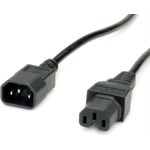 Value 19.99.1123 Stromkabel Schwarz 3 m C14-Koppler C15-Koppler (19.99.1123)