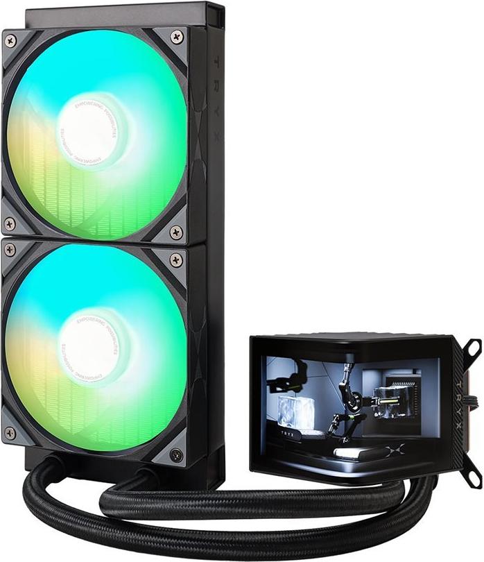 TRYX PANORAMA Komplett-Wasserkühlung ARGB - 240 mm schwarz (L-P240A-AS2M-G0K)