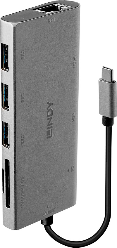 LINDY USB 3,1 Type C Multi-Port Converter (43278)