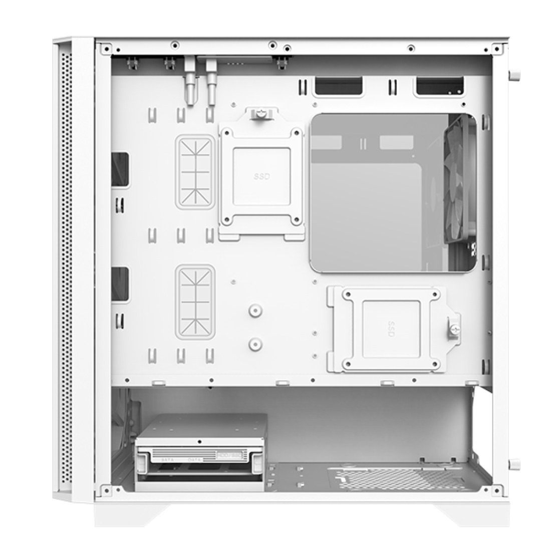 Montech Air 100 LITE Desktop Gehäuse Weiß