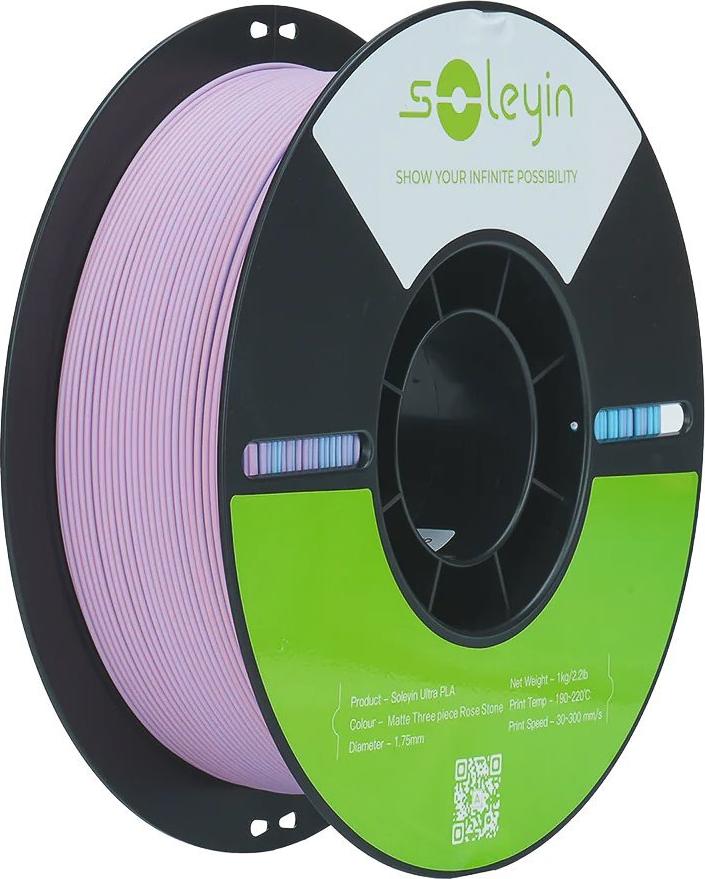 SOLEYIN ULTRA PLA 1,75mm ROSE STONE 1kg CREALITY 3D FILAMENT (3301010516)