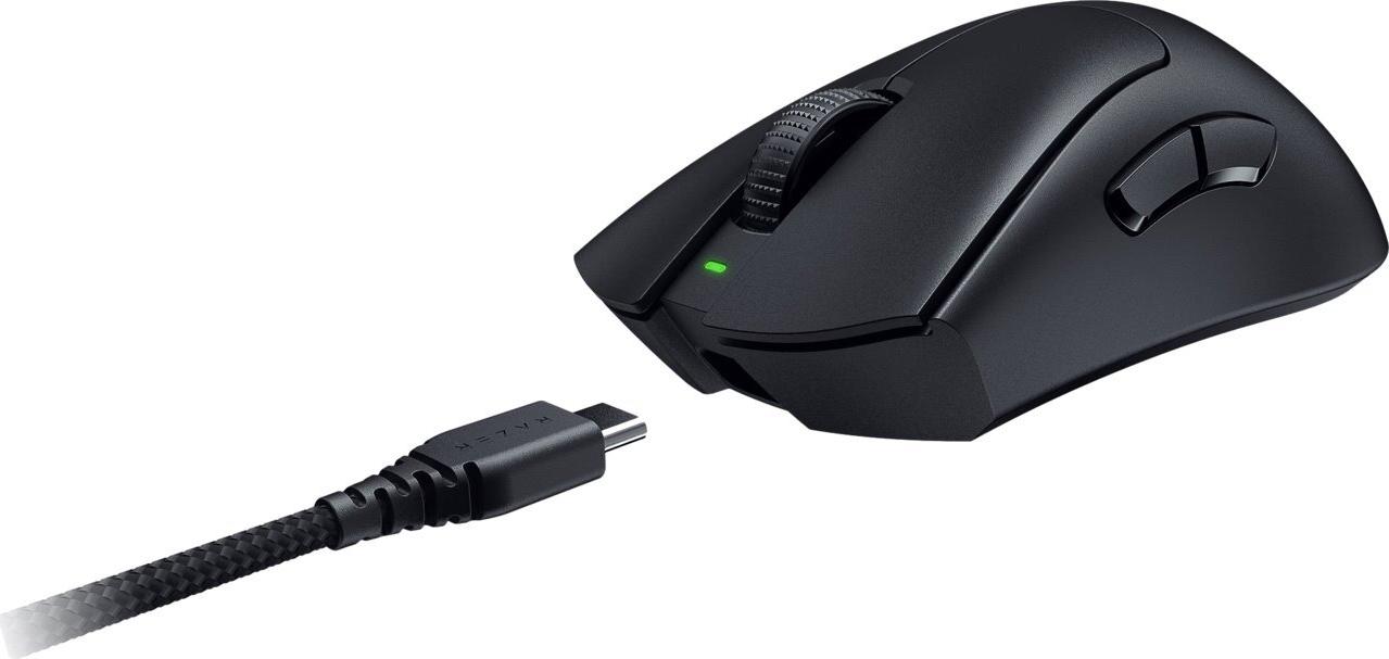 Razer DeathAdder V3 Pro Kabellose Ergonomische Gaming-Maus 30000 DPI 5 Tasten Schwarz