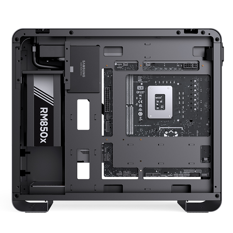 Jonsbo U4 Mini Mesh Micro-ATX-Gehäuse Mini Tower Schwarz