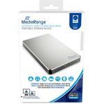 MediaRange MR997 Externe Festplatte 2000 GB Silber (MR997)