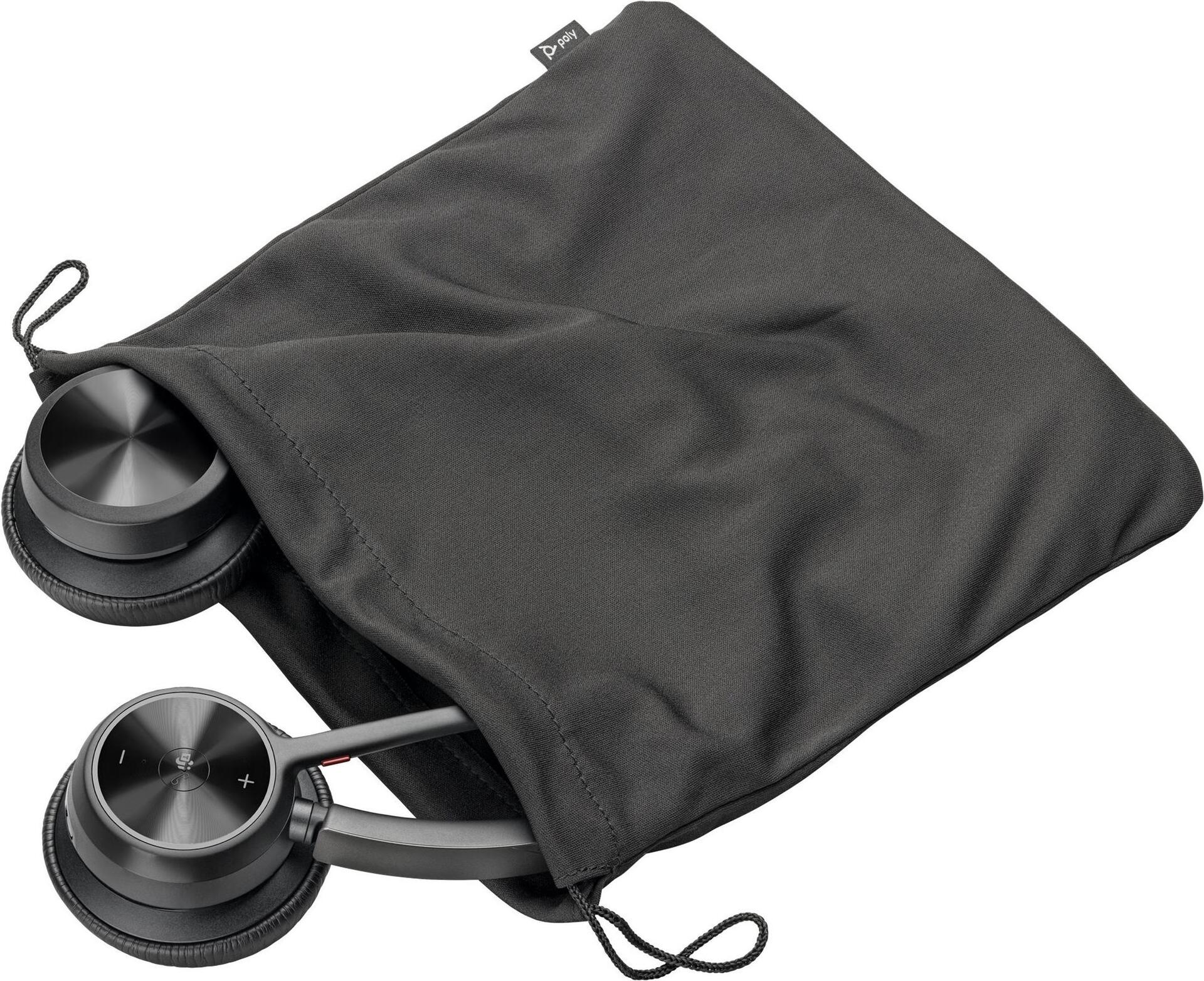 Poly Voyager 4320-M On-Ear Bluetooth Headset Schwarz