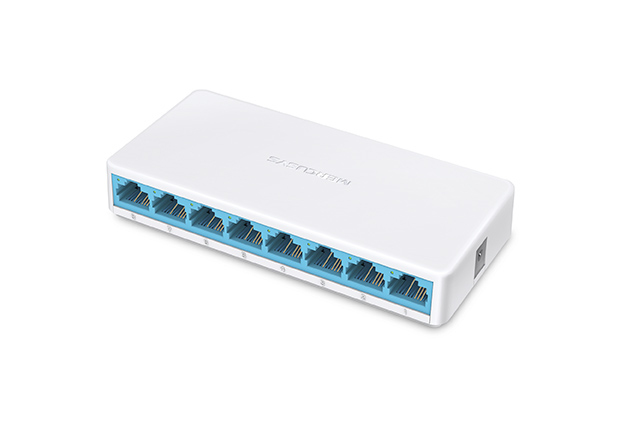 Mercusys MS108 8-Port Fast Ethernet Switch Unmanaged Desktop Weiß
