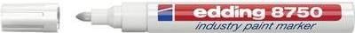 Edding 8750 - Weiß - Rundspitze - Aluminium - 2 mm - 4 mm - Glas - Metall - Kunststoff - Gummi - Holz (4-8750049)