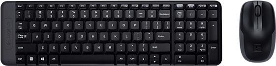 Logitech MK220 Tastatur RF Wireless Schwarz (920-008318)