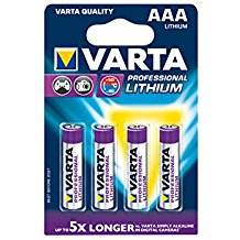VARTA Batterie Professional LithiumAAA 1,5 V 1050 mAh VPE 4