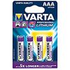 Varta Professional - Batterie 4 x AAA - Li - 1100 mAh (06103 301 404)