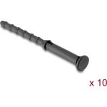 Delock Anti-Vibration Silikon Befestigung für Lüfter 10 Stück schwarz (62191)