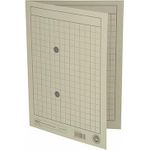 ELBA Verteiler- und Umlaufmappe, DIN A4, Manilakarton, grau 250 g-qm, mit Gitterdruck - 50 Stück (35461 GR)