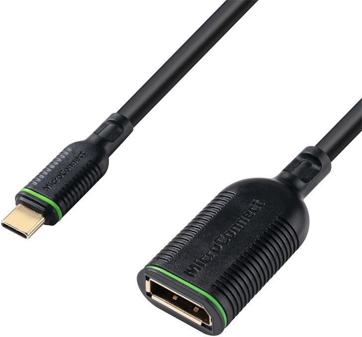 Microconnect MC-USBCDP-A Videokabel-Adapter 0,2 m USB Typ-C DisplayPort Schwarz (MC-USBCDP-A)
