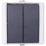 Serienschalter AP-Feuchtraum proAQA grau 10A, 250V (540556009)