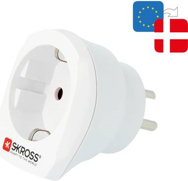SKROSS Country Adapter Europe to Denmark (1.500232-E)